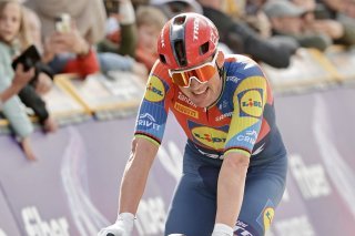 Mads Pedersen a remporté son 3e Gand-Wevelgem dimanche KEYSTONE/EPA/OLIVIER MATTHYS